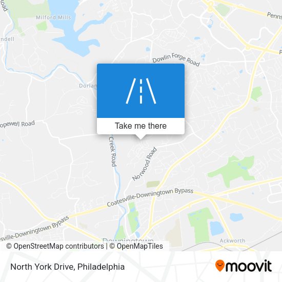 Mapa de North York Drive