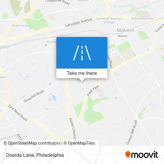 Oneida Lane map