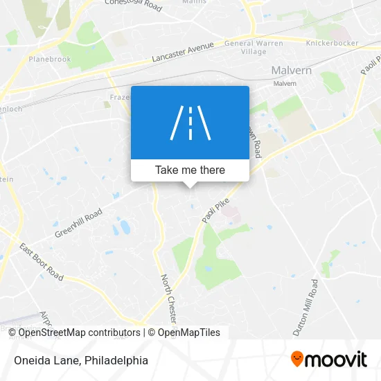Mapa de Oneida Lane