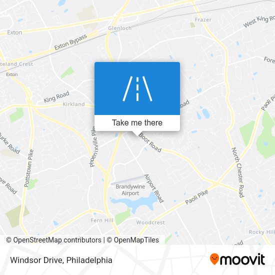 Mapa de Windsor Drive
