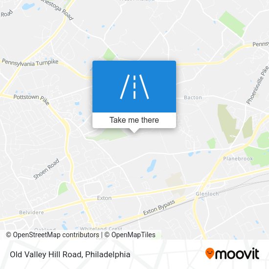 Mapa de Old Valley Hill Road