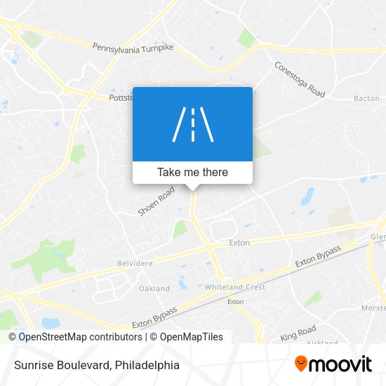 Sunrise Boulevard map