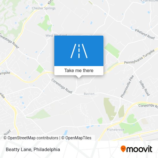 Mapa de Beatty Lane
