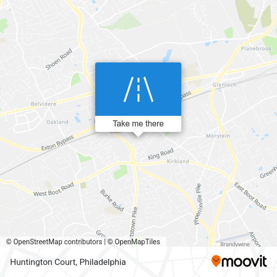 Mapa de Huntington Court