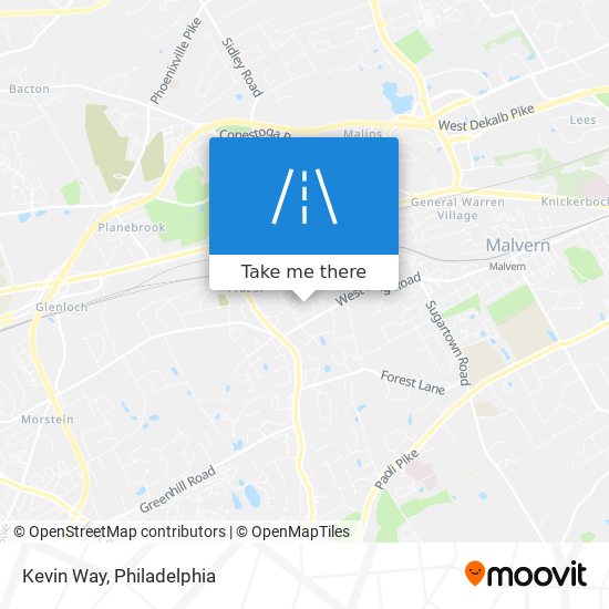 Kevin Way map