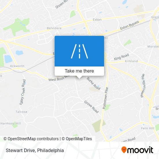 Mapa de Stewart Drive