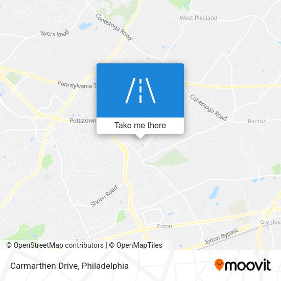 Mapa de Carmarthen Drive