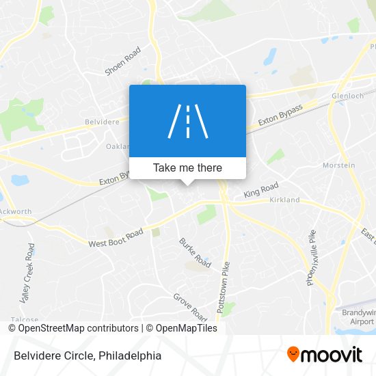 Belvidere Circle map