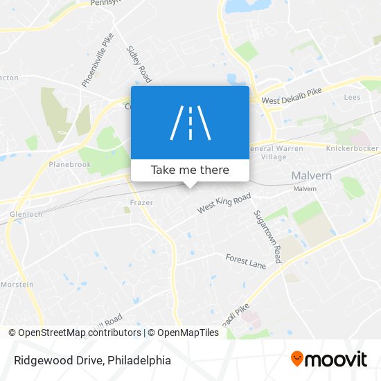 Ridgewood Drive map