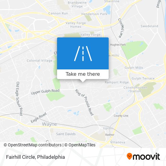 Fairhill Circle map