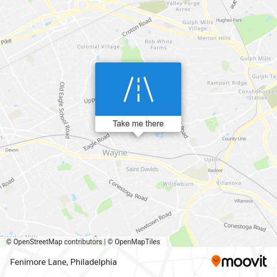 Mapa de Fenimore Lane