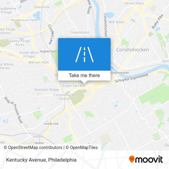 Kentucky Avenue map