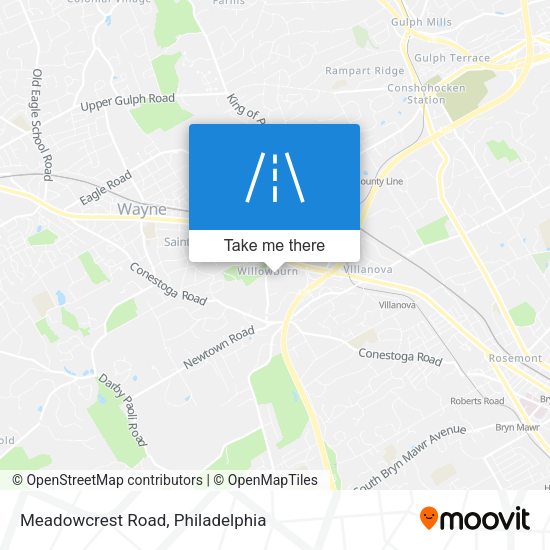 Mapa de Meadowcrest Road