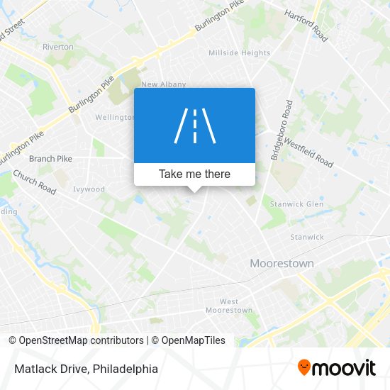 Mapa de Matlack Drive