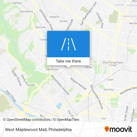 West Maplewood Mall map