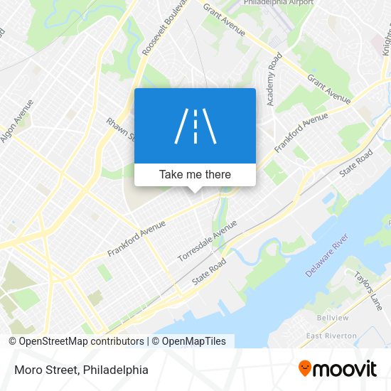 Mapa de Moro Street