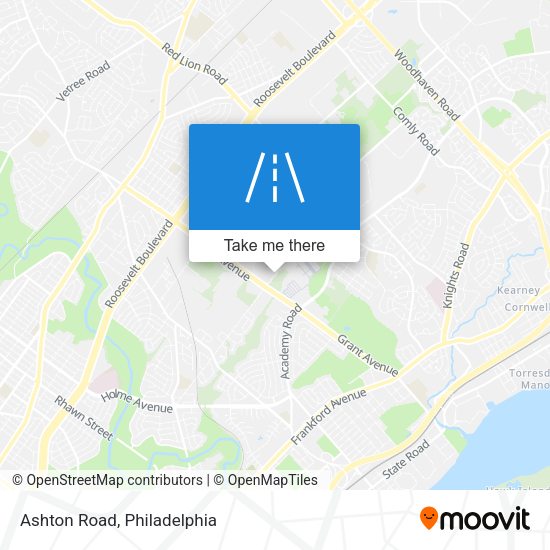 Mapa de Ashton Road