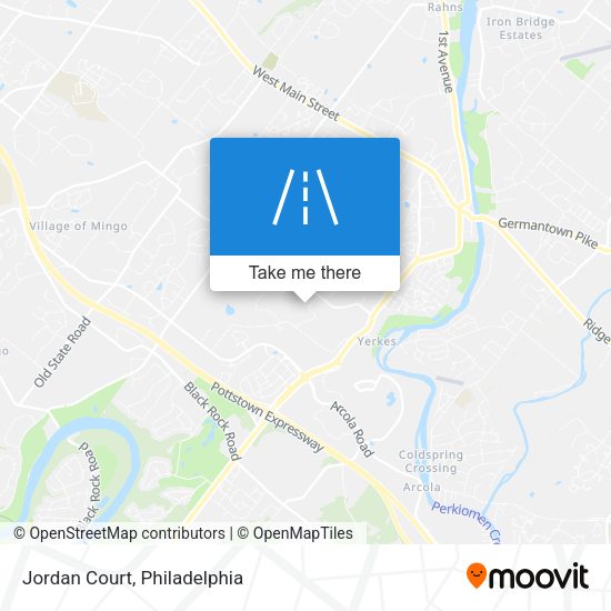 Mapa de Jordan Court