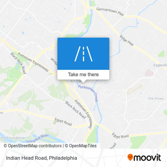 Mapa de Indian Head Road