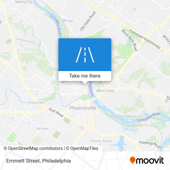 Mapa de Emmett Street
