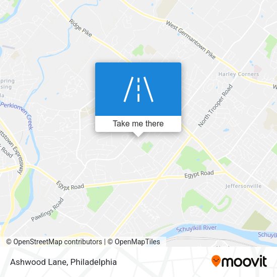 Mapa de Ashwood Lane
