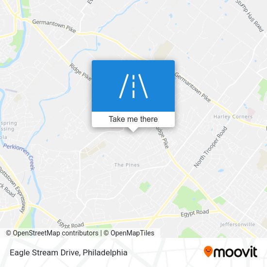 Eagle Stream Drive map