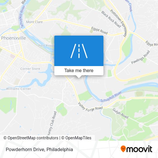Mapa de Powderhorn Drive