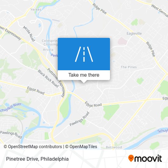 Pinetree Drive map