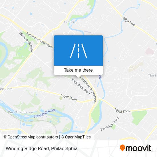 Mapa de Winding Ridge Road