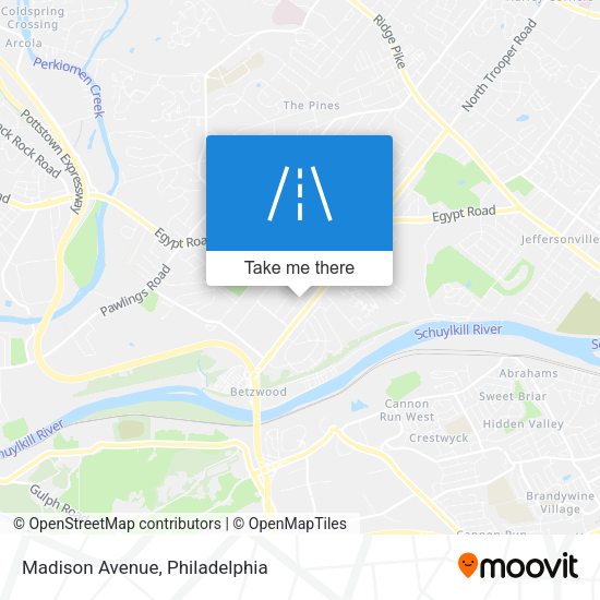 Madison Avenue map