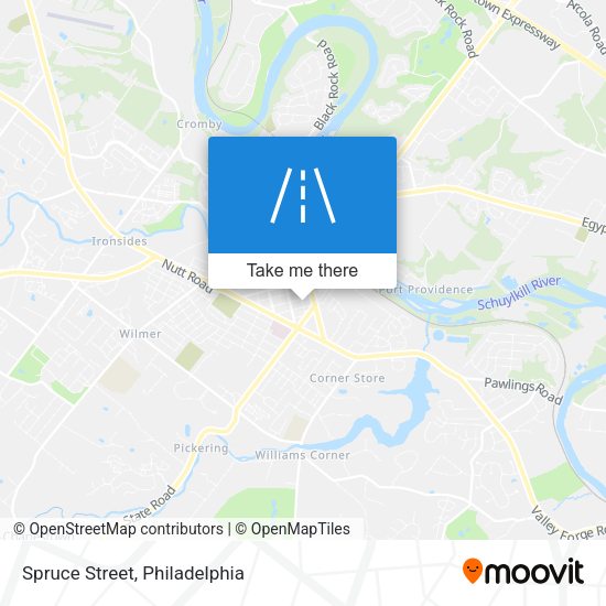 Mapa de Spruce Street