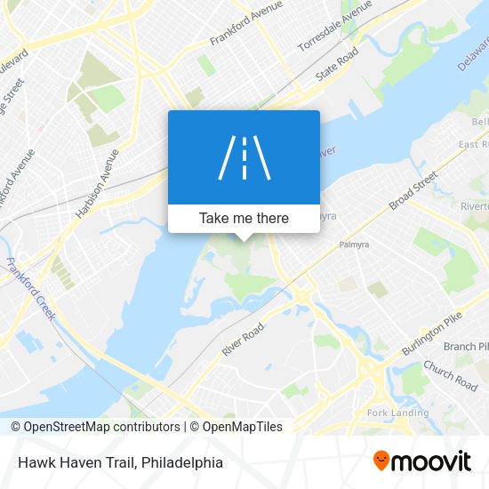 Mapa de Hawk Haven Trail