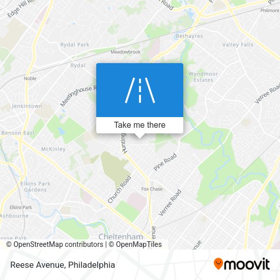 Mapa de Reese Avenue