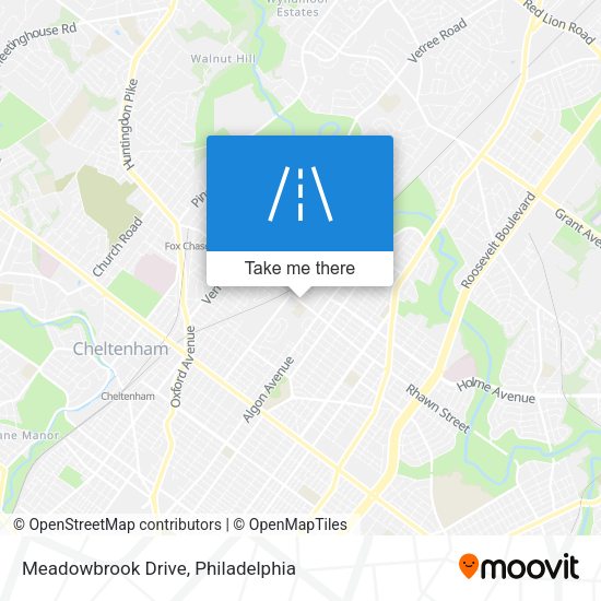 Mapa de Meadowbrook Drive