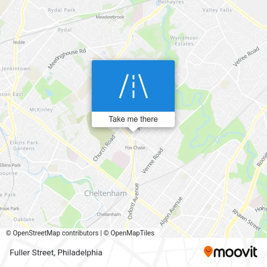 Fuller Street map
