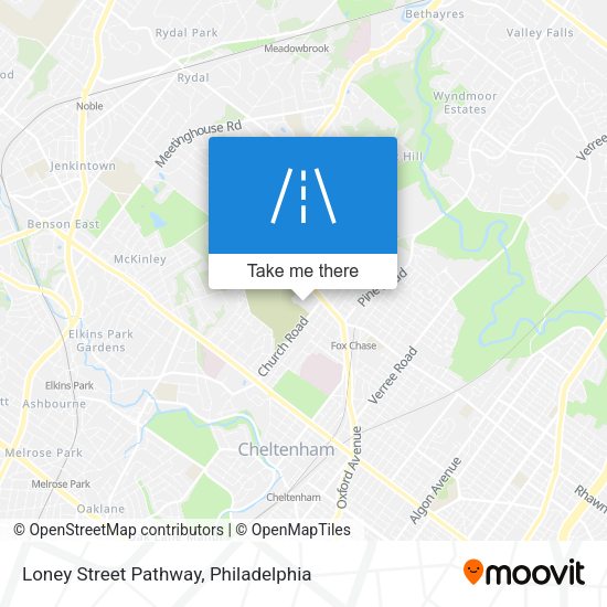Loney Street Pathway map