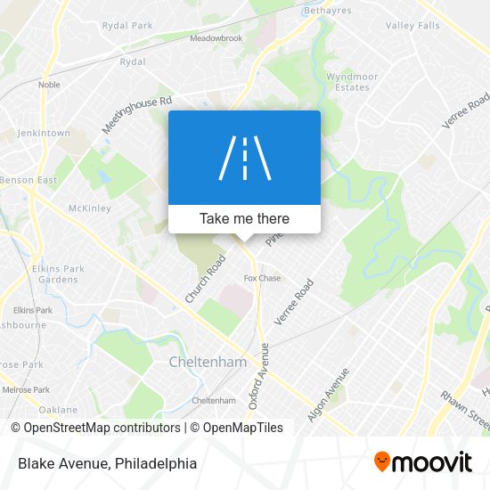 Mapa de Blake Avenue