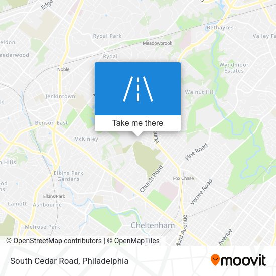 Mapa de South Cedar Road