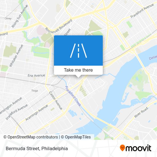 Mapa de Bermuda Street