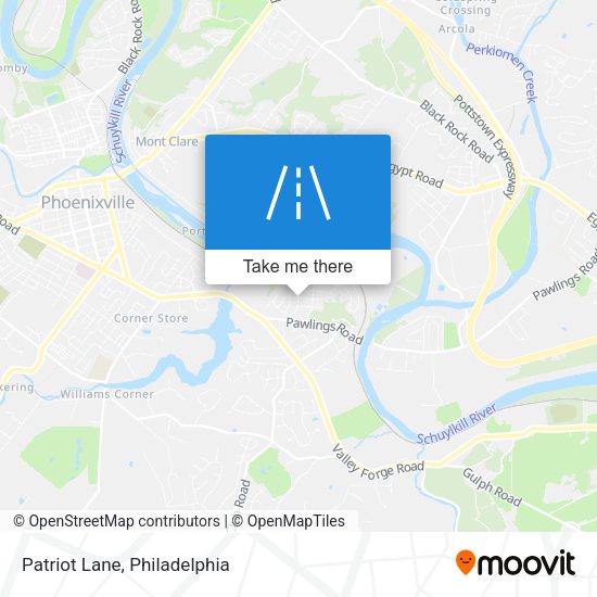 Mapa de Patriot Lane