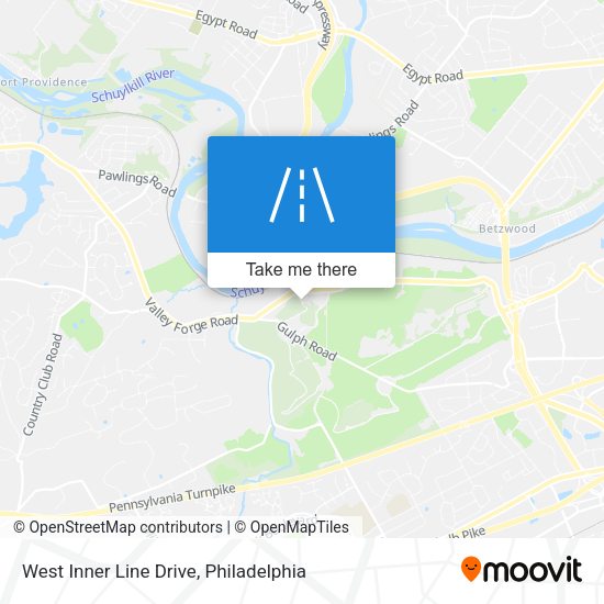 West Inner Line Drive map