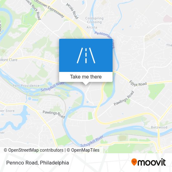 Mapa de Pennco Road