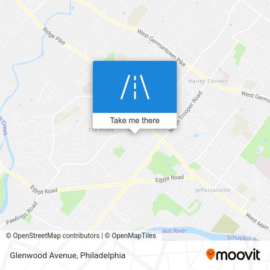 Glenwood Avenue map