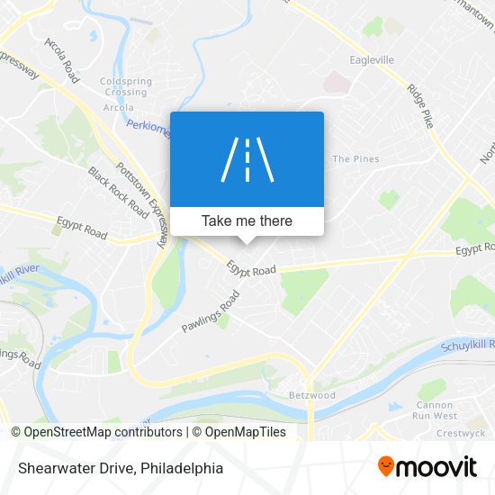 Shearwater Drive map