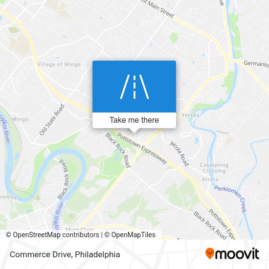 Commerce Drive map
