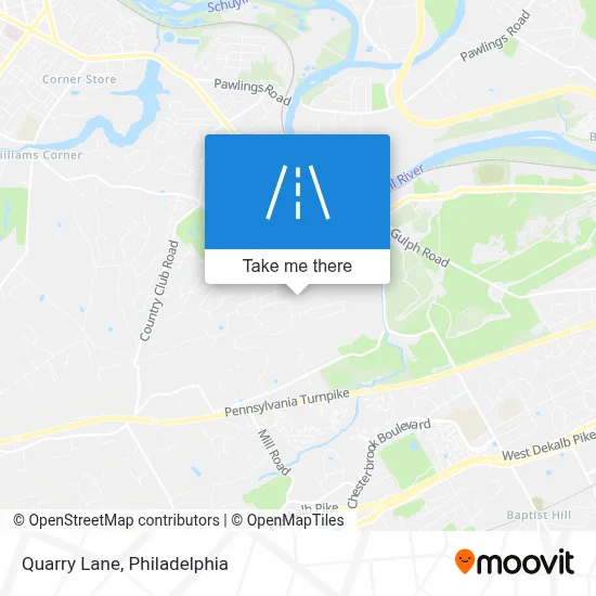 Quarry Lane map