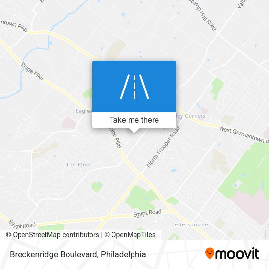 Mapa de Breckenridge Boulevard