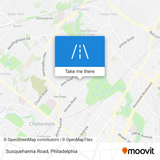 Susquehanna Road map