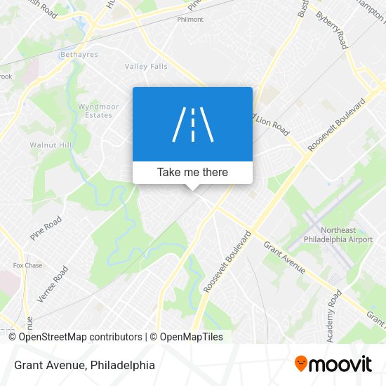 Mapa de Grant Avenue