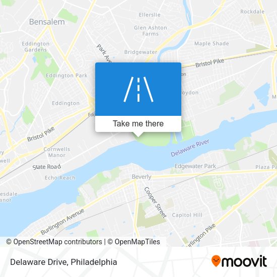 Delaware Drive map